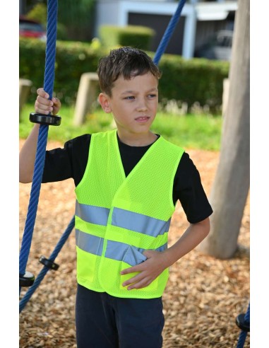 KOR-KXKWM-MESH SAFETY VEST FOR CHILDREN "KORFU"